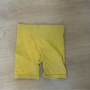 5 for $25 JoyLab Yellow High-Waist Athletic Bike Shorts